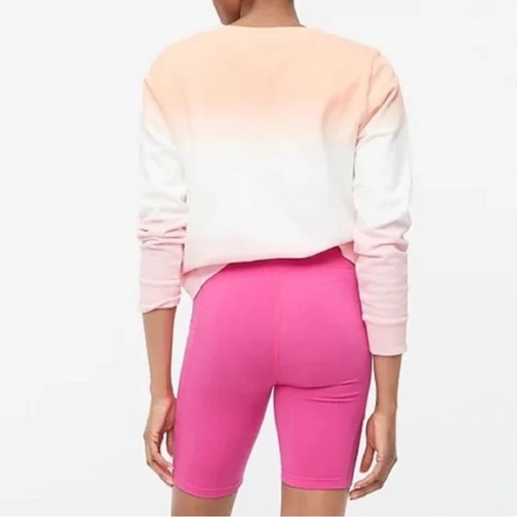NWT J Crew Cotton Bike Short Barbie Pink side pocket - Picture 3 of 8
